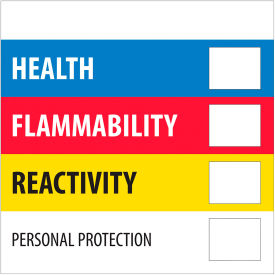 Tape Logic® Regulated Labels ''Health Flammability Reactivity'' 2""L x 2""W Roll of 500