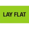 Tape Logic® Labels with ""Lay Flat"" Print 5""L x 3""W Fluorescent Green Roll of 500