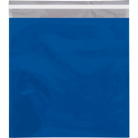 Global Industrial™ Peel & Seal Metallic Glamour Mailers 10-3/4""W x 13""L Blue 250/Pack