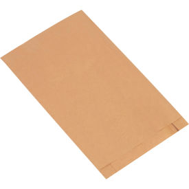 Global Industrial™ Gusseted Merchandise Bags 10""W x 2""D x 15""H Kraft 1000/Pack