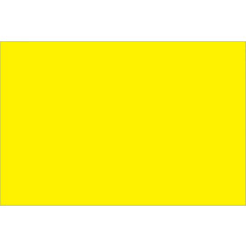 Tape Logic® Rectangular Inventory Paper Labels 3""L x 2""W Fluorescent Yellow Roll of 500