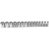 Metric Socket Set 3/8"" Drive 12 Point 15 Piece Short