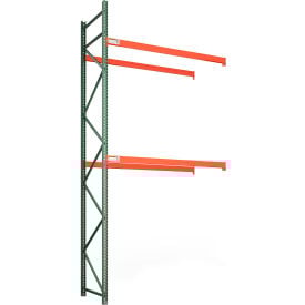 Global Industrial™ Bolted Teardrop Pallet Rack Add-On 96""W x 42""D x 192""H 3230 lbs Shelf Cap
