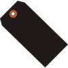 Global Industrial Plastic Shipping Tag 6-1/4""L x 3-1/8""W Black 100/Pack