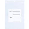 Global Industrial™ Reclosable Poly Parts Bags with Hang Hole 10""W x 12""L 4 Mil Clear 500PK