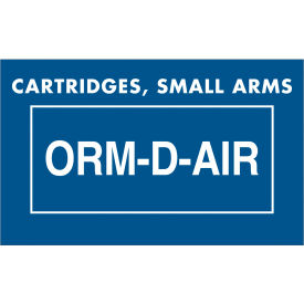 Tape Logic® ORM-D Labels ''Cartridges Small Arms ORM-D-AIR'' 1-3/8""L x 2-1/4""W Roll of 500