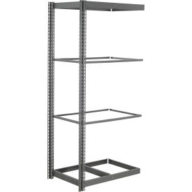 Global Industrial 4 Shelf Standard Duty Boltless Shelving Add On 36""W x 24""D x 72""H No Deck