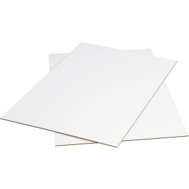 Global Industrial Single Wall Corrugated Sheets 42""L x 42""W White 5/Pack