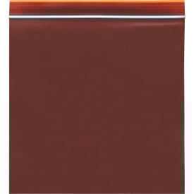 Global Industrial Minigrip Reclosable Lab Guard UV Protection Bags 8""Wx14""L 3 Mil Amber 500PK