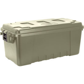 Plano Molding 171901 68 Quart Lockable Storage Trunk 30""L x 14-1/4""W x 12-3/4""H OD Green