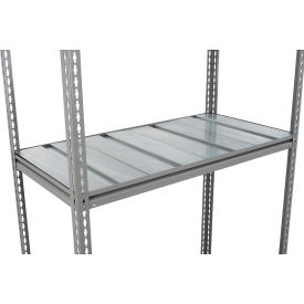Global Industrial Extra Heavy Duty Boltless Shelving Z Beam 48Wx24D Steel Deck