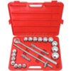 Fractional Socket Set 3/4"" Drive 6 Point 20 Piece