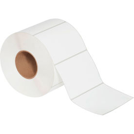 Global Industrial™ Thermal Transfer Labels 6""W x 4""L 3"" Core White 4/Pack