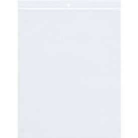 Global Industrial™ Reclosable Poly Bags with Hang Hole 2""W x 2""L 2 Mil Clear 1000/Pack