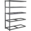 Global Industrial 5 Shelf Extra Heavy Duty Boltless Shelving Add On 72""W x 15""D x 72""H No Deck
