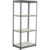 Global Industrial 4 Shelf Standard Duty Boltless Shelving Starter 36""Wx18""Dx60""H Laminate Deck
