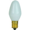 Sunlite® Incandescent Bulb with E12 Candelabra Base 7W 120V White Pack of 12