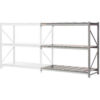 Global Industrial™ 3 Level Extra HD Bulk Storage Rack Steel Deck Add On 72""W x 24""D x 96""H