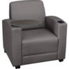 Regency Nova Tablet Arm Chair without Storage Vinyl Seat Gray/Ash Gray