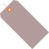 Global Industrial Shipping Tag Pre-Wired #5 4-3/4""L x 2-3/8""W Gray 1000/Pack