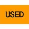 Tape Logic® Paper Labels with ""Used"" Print 3""L x 2""W Fluorescent Orange Roll of 500