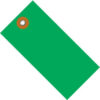 Global Industrial Tyvek® Shipping Tag 4-3/4""L x 2-3/8""W Green 100/Pack