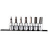 Hex Bit Set Fractional 3/8"" Drive 7 Pieces