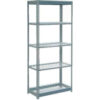 Global Industrial 5 Shelf Heavy Duty Boltless Shelving Starter 36""Wx24""Dx84""H Wire Deck USA