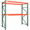 Global Industrial Bolted Teardrop Pallet Rack Starter 120""W x 42""D x 96""H 5630 lbs Shelf Cap
