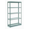 Global Industrial 5 Shelf Heavy Duty Boltless Shelving Starter 48""Wx24""Dx84""H Wire Deck USA