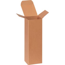 Global Industrial Reverse Tuck Folding Cartons 2-1/2""L x 2-1/2""W x 8""H Kraft 250/Pack