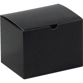 Global Industrial Gift Boxes 6""L x 4-1/2""W x 4-1/2""H Black 100/Pack