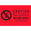 Tape Logic® Labels with ""Subject to Static Damage"" Print 3""L x 2""W Red/Black Roll of 500