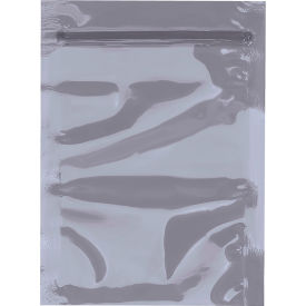 Global Industrial™ Unprinted Reclosable Static Shielding Bags 4""W x 6""L 2.8 Mil Clear 100PK