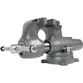 Wilton Machinist Jaw Round Channel Vise with Swivel Base 6""