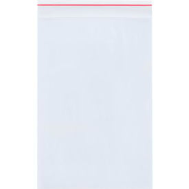 Global Industrial™ Minigrip® Reclosable Poly Bags 6""W x 9""L 4 Mil Clear 1000/Pack