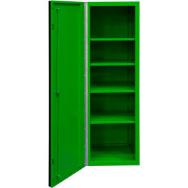 Extreme Tools DX Side Locker 5 Shelves 19""W x 21""D x 56-1/2""H Green with Black Handle