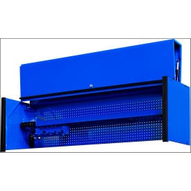 Extreme Tools DX Power Workstation Hutch 72""W x 21""D x 22-1/4""H Blue with Black Handle