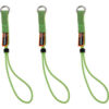 Ergodyne® Squids® 3713 Elastic Loop Tool Tails™ Swivel 10 lbs. Lime Standard 11""