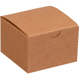 Global Industrial Gift Boxes 3""L x 3""W x 2""H Kraft 100/Pack