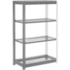 Global Industrial 4 Shelf Heavy Duty Boltless Shelving Add On 48""Wx18""Dx60""H Wire Deck USA