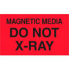 Tape Logic® Labels w/ ""Magnetic Media Do Not..."" Print 5""L x 3""W Fluorescent Red Roll of 500