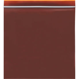 Global Industrial Minigrip Reclosable Lab Guard UV Protection Bags 12""Wx12""L 3 Mil Amber 500PK