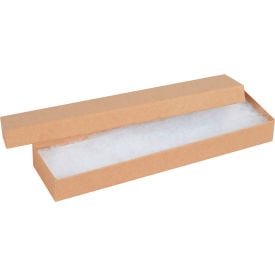 Global Industrial Jewelry Boxes 8""L x 2""W x 7/8""H Kraft 100/Pack
