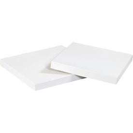Global Industrial Deluxe Gift Box Lids 6""L x 6""W White 50/Pack