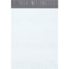 Global Industrial™ Poly Mailers with Tear Strip 12""W x 15-1/2""L 2.5 Mil White 50/Pack