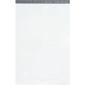 Global Industrial™ Poly Mailers 24""W x 36""L 2.5 Mil White 100/Pack