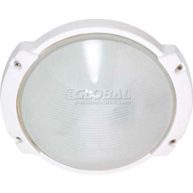 Nuvo 60/516 1 Light-Die Cast Bulk Head Frosted Diffuser Semi Gloss White 10.5""W X 9.125""H