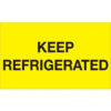Tape Logic® Labels with ""Keep Refrigerated"" Print 5""L x 3""W Fluorescent Yellow Roll of 500