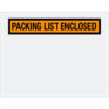 Tape Logic Panel Face Envelopes ""Packing List Enclosed"" Print 7""L x 5-1/2""W Orange 1000/Pack